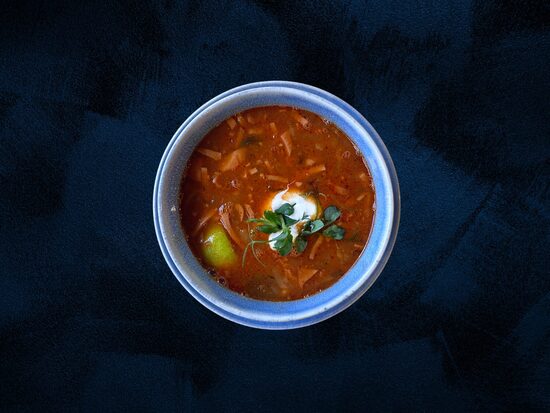 Суп мясная солянка