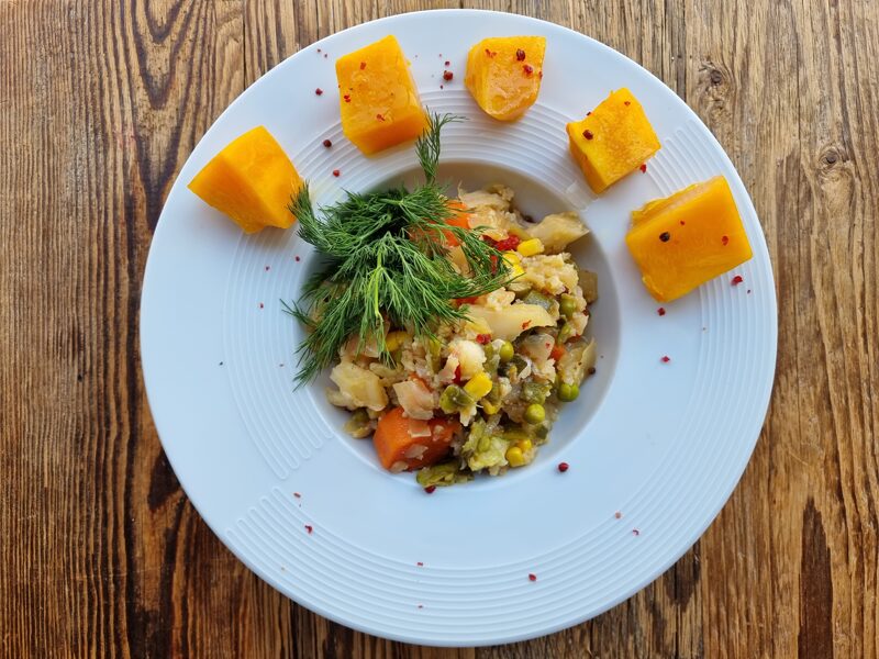 II. Risotto ar dārzeņiem